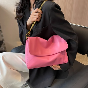 Модная женская сумка, сумки через плечо большой емкости для женщин 2023, высококачественная сумка-мессенджер из искусственной кожи, трендовая сумка-тоут для подмышек