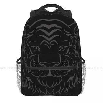 Темные школьные сумки для студентов, любитель тигровых животных, рюкзак для мальчиков и девочек, книги для подростков, мягкий рюкзак унисекс