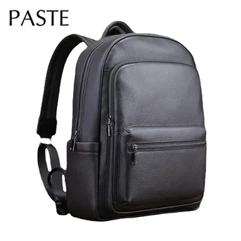 2023 Досуг Высококачественный 16-дюймовый ноутбук, рюкзак для ноутбука, мужской рюкзак из натуральной кожи, Винтажный школьный рюкзак