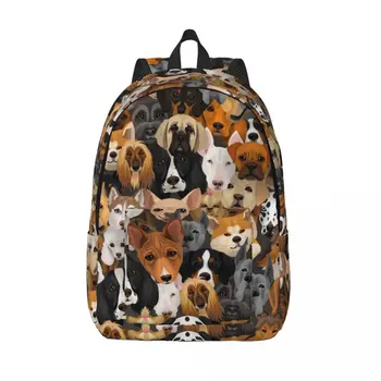 Рюкзак для собак разных пород Мужской Рюкзак для школьников Женский Рюкзак для ноутбука большой емкости