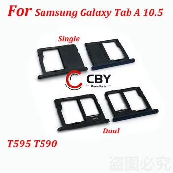 Для Samsung Galaxy Tab A 10.5 SM-T590 T595 Слот для Sim-карты Держатель Лотка Гнездо для чтения Sim-карт Запасные части