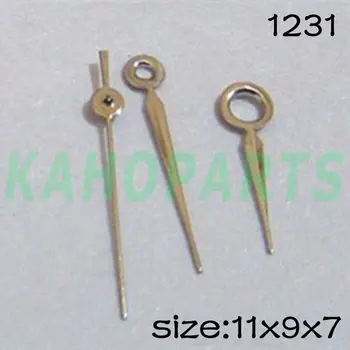 Серебристый набор стрелок для часов Miyota 2035 Механизм длиной 11 мм/9 мм/7 мм № 1231
