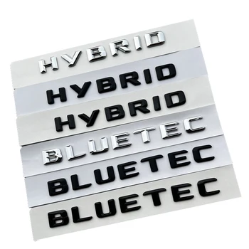 3d Автомобильные Буквы Для Эмблемы Mercedes BLUETEC E200 S400 C350e ГИБРИДНЫЙ Логотип E C 200 GL ML 350 W212 W213 Наклейки На Багажник Аксессуары