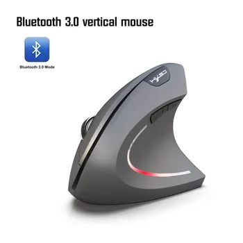 Беспроводная мышь HXSJ T29 Bluetooth 3.0, эргономичный вертикальный дизайн, Регулируемые оптические бесшумные мыши с разрешением 2400 точек на дюйм для планшета, офисная мышь