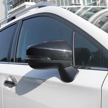 для Subaru XV Crosstrek 2017-2020 Цвет Углеродного Волокна Боковая Дверь Автомобиля Зеркало Заднего Вида Крышка Накладка для Forester 2019 2020