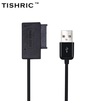 TISHRIC SATA к USB 2,0-13-КОНТАКТНЫЙ Жесткий Диск Sata Кабель-Адаптер для Портативного Компьютера 2,5 SSD HDD Жесткий Диск SSD Конвертер 5 ТБ 6 Гбит/с