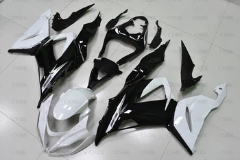 Комплекты обтекателей для Ninja Zx-6r 2016 Zx6r Обтекатели 15 16 17 636 Zx-6r Пластиковые Обтекатели 2013-2018 Черный Белый