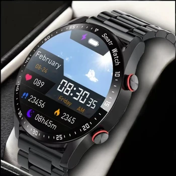 Спортивные смарт-часы с сенсорным экраном, магнитная зарядка, поддержка определения сердечного ритма, многоязычные часы с несколькими ремнями безопасности