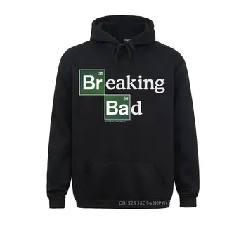 Пуловер с логотипом Breaking Bad Periodic Square, толстовка с капюшоном, напечатанная на толстовках, Семейные мужские толстовки, спортивная одежда Camisa с длинным рукавом