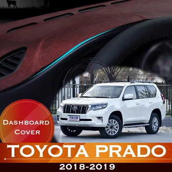 Для Toyota Prado 2018-2019 Приборная панель автомобиля, избегающая подсветки, приборная платформа, крышка стола, противоскользящий коврик, аксессуары