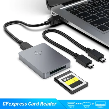 Кард-ридер CR316 USB3.1 Gen 2 10 Гбит/с Считыватель CFexpress Type B Портативный Адаптер Для Карт памяти TypeC Из алюминиевого сплава Flash Cardreader