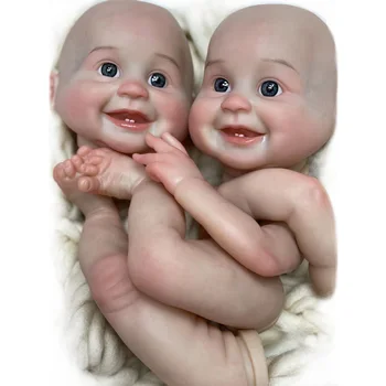 20-22 дюйма Genesis Artist Paint Reborn Doll Наборы Ручной Работы Реалистичные Настоящее Искусство Bebe Reborn В Разобранном Виде Reborn Baby Sin Pintar
