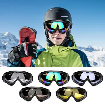 Лыжные очки для сноуборда, очки для горных лыж, Зимние виды спорта на снегоходах, очки для катания на велосипеде, солнцезащитные очки, мужская маска от солнца