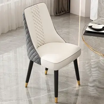 Современный Обеденный стул в скандинавском стиле, Роскошный Дизайнерский Изогнутый Кухонный Обеденный Стул С высокой спинкой, Удобная Мебель Mobili Per La Casa