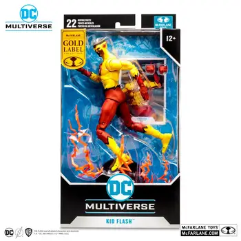 В наличии Оригинальные Игрушки Mcfarlane Dc Multiverse Kid Flash (Dc Rebirth) 7-Дюймовая Фигурка Коллекционная Модель Игрушки