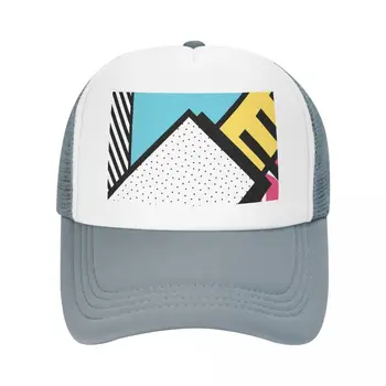 Абстрактная графика в стиле поп-арта Мемфиса 80-х, Бейсболка, пушистая шляпа, военная тактическая кепка, шляпы, женские Шляпы, мужские
