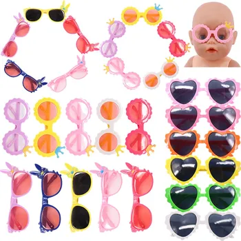 Кукольные Солнцезащитные очки, аксессуары с героями мультфильмов, подходят для 18-дюймовой американской девочки и 43-сантиметровой новорожденной куклы Zaps Generation Christmas