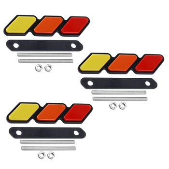 3X Трехцветный значок решетки радиатора Эмблема для Toyota Tacoma 4Runner Highlander RAV4