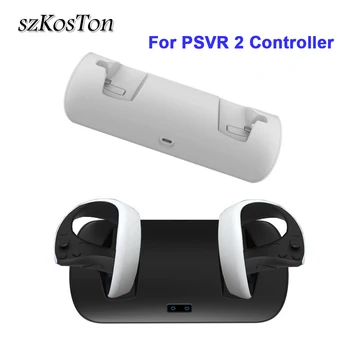 Подставка для зарядки контроллера для геймпада PS VR 2, держатель быстрого зарядного устройства с индикаторной лампой, ручка, подставка для дисплея аксессуаров PSVR2