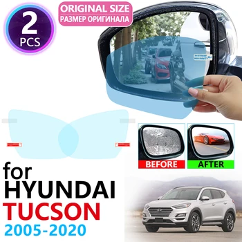 для Hyundai Tucson ix35 JM LM TL 2005 ~ 2019 Полное Покрытие Зеркала Заднего Вида Противотуманная Пленка Аксессуары 2009 2011 2012 2014 2016 2015