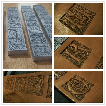 Европейский набор букв Fraktur Форма для резьбы по коже, тиснения, штамповка, штамповка своими руками, печатный инструмент для обработки кожи