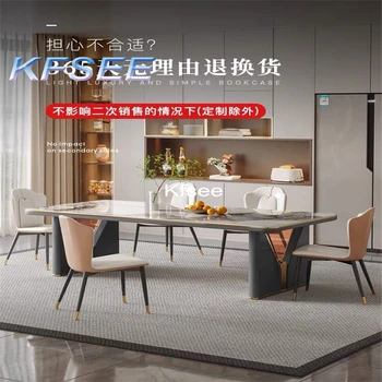 Kfsee 1 шт. в комплекте, длина 140 см, Роскошный модный обеденный стол