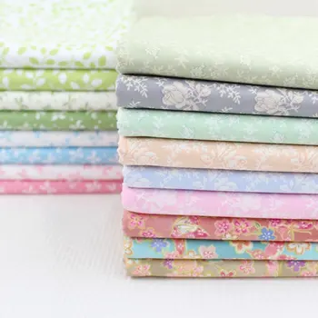 SMTA 100% Хлопчатобумажная ткань Flower Fat Quarter Для пошива одежды, постельных принадлежностей, квилтинга, лоскутных поделок Tissu