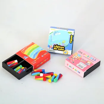 Цветные карандаши в мини-упаковке, 12-цветная миниатюрная модель креативной сцены, аксессуары для кукольного домика OB11