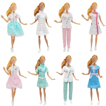 Сцена с костюмом доктора и медсестры, одежда для косплея для Барби, аксессуары для 11-дюймовых кукол, аксессуары для Барби
