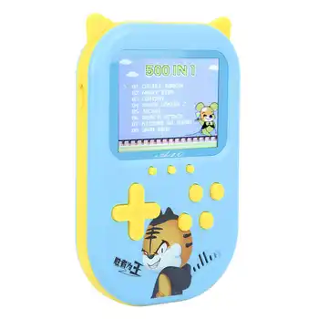 Мини-игровая консоль для детей и взрослых, портативная игровая консоль с 3-дюймовым экраном, Power Bank Blue Single Player a