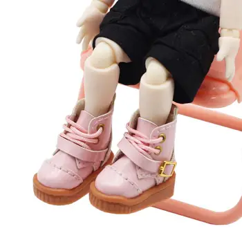 1 Пара кукольных сапог BJD из приятной искусственной кожи с изысканной мягкой поверхностью, кукольные сапоги BJD, кукольная обувь для украшения