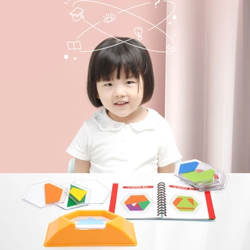 Дошкольные игры с цветовым кодом, логические лобзики для детей, познание фигуры, пространственное мышление, обучающая игрушка, навыки обучения (A)