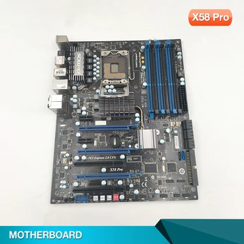 X58 Pro Для настольной материнской платы Msi MS-7522 LGA 1366 DDR3 24 ГБ PCI-E 2,0 SATA2 USB2.0 ATX Материнская плата