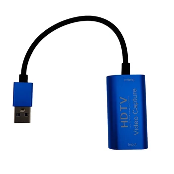 HDMI-совместимый с USB3.0 Карта видеозахвата с частотой 60 кадров в секунду, запись прямой трансляции на телефон, настольный компьютер, карту захвата ноутбука