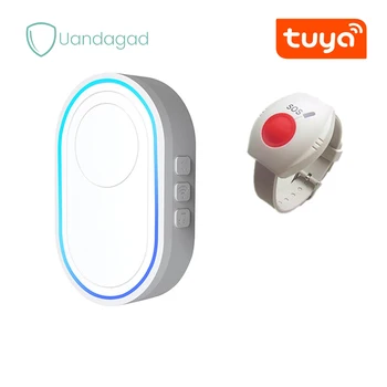 Приложение Tuya Smartlife Smart WiFi SOS Сигнализация по уходу за пожилыми Людьми Кнопка экстренной помощи Браслет