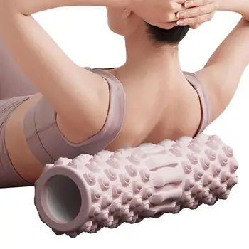 Ролик-колонна для йоги EVA для массажа мышц средней плотности, массажный ролик для глубоких тканей Для упражнений на растяжку, тренажерный зал для йоги, фитнес-зал