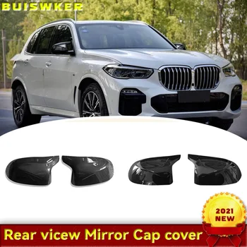 для BMW F25 X3 F26 X4 F15 X5 F16 X6 14-18 M стильная черная крышка зеркала заднего вида X3M Look Крышка зеркала заднего вида