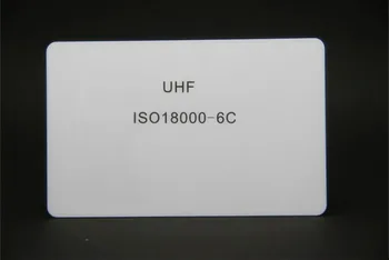 Высококачественная UHF-карта 915 UHF Long range card IC-карта RFID UHF White Card ISO 18000-6C UHF ПВХ Бирка