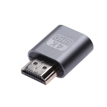 HDMI-совместимый Виртуальный Дисплей 4K DDC EDID Dummy Plug Display Emulator Поддержка Чит-адаптера 3840 x 2160P Для майнинга Биткоинов