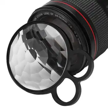 77-миллиметровый ручной фильтр для камеры, оптическая призма, стеклянный калейдоскоп, Фильтр для объектива со спецэффектами, Аксессуары для фотосъемки