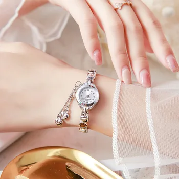 Роскошные модные женские часы-браслет, женские повседневные водонепроницаемые кварцевые женские часы для платья, подарочные часы для влюбленных relogio feminino