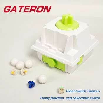 GATERON DIY Fashion Garage Kit Гигантский переключатель Twister Gacha Machine Mystery Box Забавная функция, Воспроизводимый Коллекционный переключатель