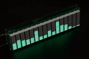 AK1616 PRO Diy Kits level LED Музыкальный Анализатор Спектра Измеритель Уровня Звука VU MP3 PC Усилитель Звуковой Индикатор С Регулируемой Скоростью AGC