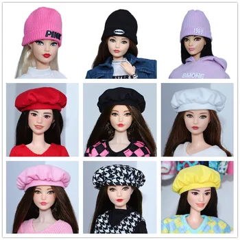 1/6 Кукольная шляпа/модная шляпа ручной работы, берет, Вязаная шапка, кукольные аксессуары для 30 см xinyi Fr2 BJD ST, кукла Барби