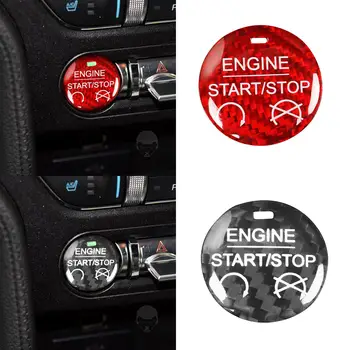 Наклейка на кнопку автоматического запуска двигателя с ароматизатором для Ford Mustang