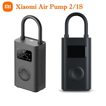 Xiaomi Mijia Air Pump 1S / Pump 2 Портативный цифровой датчик давления в шинах, Электрический накачиватель для велосипеда, мотоцикла, автомобиля, футбола