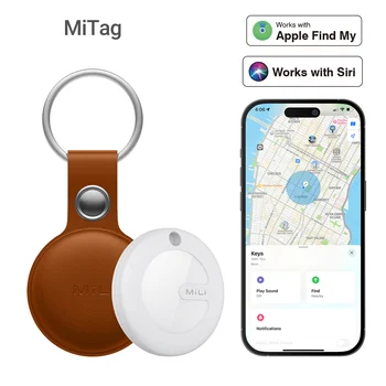 Устройства для поиска ключей Mitag, устройства для поиска предметов, сертифицированные MFi, Bluetooth-GPS-трекер с защитой от потери, работает с Apple Find My
