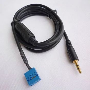 3,5 мм Вспомогательный кабель, штекерный интерфейс, Синий, 10 контактов, Сменный аксессуар