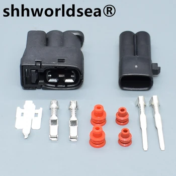 shhworldsea 2-Контактный Автоматический Разъем Инжектора 90980-11246 7283-8226-30 Для Toyota 2JZ-GE Matrix Lexus SC300 Hyundai Mazda RX7