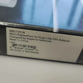 Приложение Mini Displayport к двухканальному адаптеру DVI MB571FE/A A1306, новая запечатанная коробка, подлинная